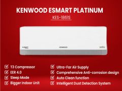 Kenwood KES-18615 E-SMART PLATINUM Air Conditioner E-SMART PLATINUM Upto 75% T3 Black/White N.T